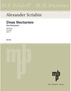 SCRIABIN A.-Nocturnos (2) Op.5 para Piano