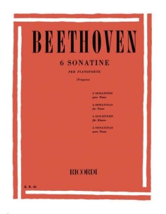 BEETHOVEN L.V.-Sonate (6) per pianoforte