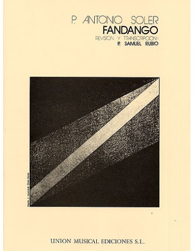 SOLER A.-Fandango pour piano (Rubio)