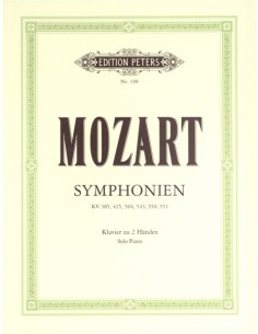 MOZART W.A.-Sinfonie n. 35, 36, 38, 39, 40 e 41 per pianoforte (corno)