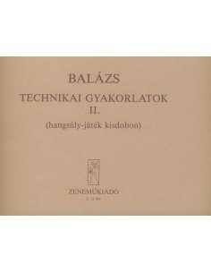 BALAZS O.-Technical Studies 2nd for Percussion