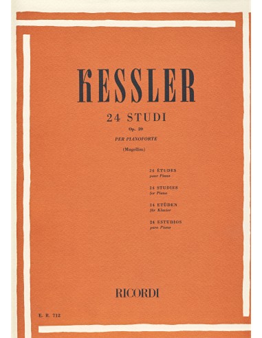 KESSLER J.C.-Studi (24) Op.20 per pianoforte