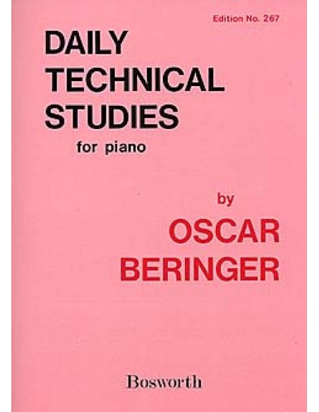 BERINGER O.-Daily Technical Studies for Piano