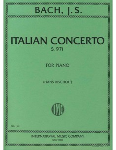 BACH J.S.-Italian Concerto (BWV:971) for Piano (Bischoff)