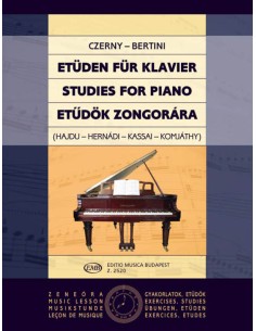 CZERNY & BERTINI-Klavierstudios