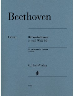BEETHOVEN L.V.-Variazioni (32) (WoO:80) in Do minore per pianoforte (Urtext)