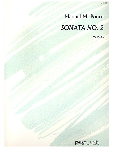PONCE M.-Sonate n° 2 pour piano