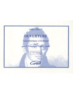 CZERNY C.-Ouverture Caratteristica e Brillante Op.54 per pianoforte a 4 mani (Urtext)