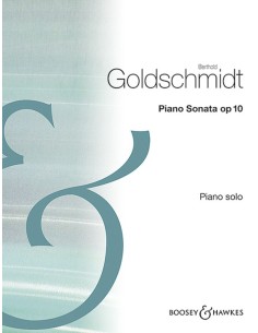 GOLDSCHMIDT B.-Sonate op.10 pour piano