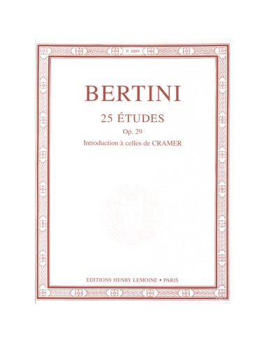 BERTINI H.-Studi Op. 29 per pianoforte (Cramer)