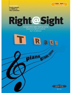 JOHNSON T.A.-Right & Sight Grade 3 (Méthode) pour piano (C. Evans)