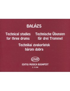 BALAZS O.-Etudes Techniques 1ère pour Percussion