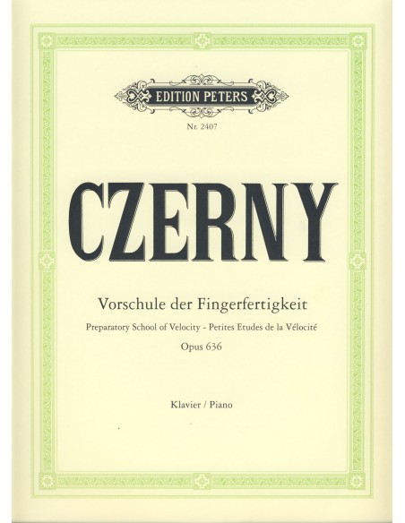 CZERNY C.-Op. 636 Small-Speed Piano Studios
