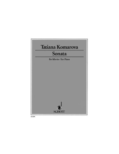 KOMAROVA T.-Sonate (1990) pour piano