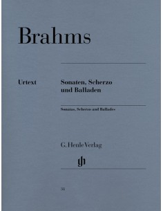 BRAHMS J.-Sonate, Scherzo e Ballate per pianoforte (Urtext) 2