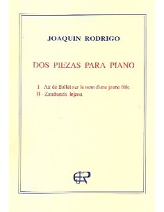 RODRIGO J.-Pezzi (2) per Pianoforte