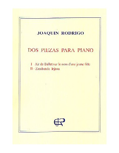RODRIGO J.-Pezzi (2) per Pianoforte