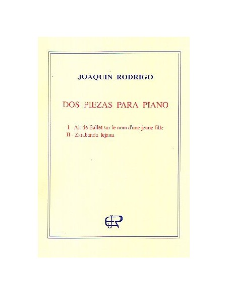 RODRIGO J.-Pezzi (2) per Pianoforte
