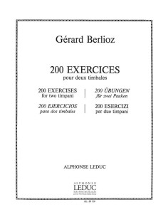 BERLIOZ G.-Exercises (200) for 2 Toms
