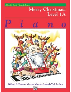 ALFRED-Basic Piano Course: Merry Christmas Book 1 A for Piano (Palmer/Manus/Lethco)