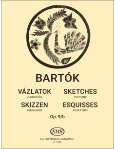 BARTOK B.-Sketches Op.9B for Piano