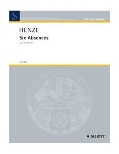 HENZE H.W.-Absences (6) para Clavecin