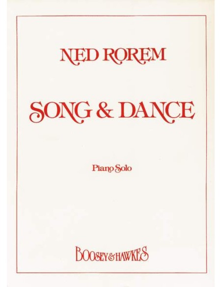 ROREM N.-Canto e danza per pianoforte