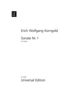 KORNGOLD E.W.-Sonate n° 1 en ré mineur pour piano