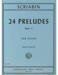 SCRIABIN A.-Preludes (24) Op.11 for Piano (Philipp)