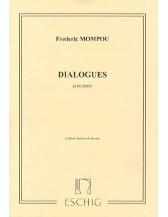 MOMPOU F.-Dialoghi (2 pezzi) per pianoforte