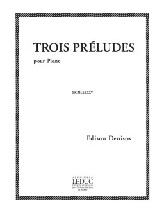 DENISOV E.-Preludi (3) per pianoforte
