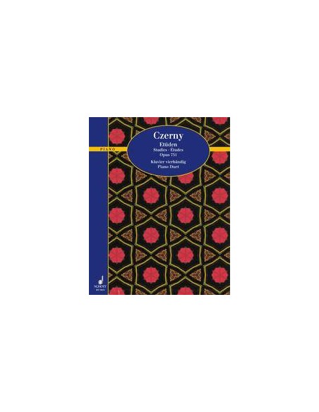 CZERNY C.-Op. 751 Studies for 4-hand Piano (Andersen)