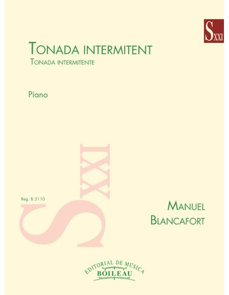 BLANCAFORT M.-Mélodie de piano intermittente