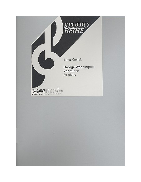 KRENEK E.-George Washington Variations for Piano