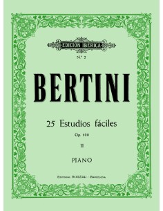 BERTINI H.-Studies Op.100 per pianoforte (iberico)
