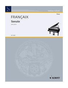 FRANCAIX J.-Sonata (1960) para Piano