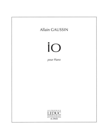 GAUSSIN A.-Io pour piano