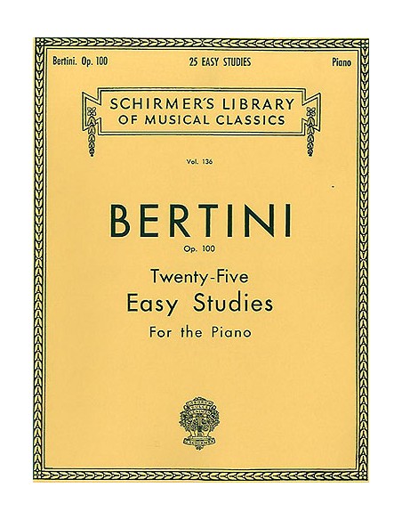 BERTINI H.-Studi Op.100 per pianoforte (Vogrich)