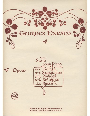 ENESCO G.-Pavane pour piano