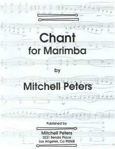 PETERS M.-Canto per Marimba sola