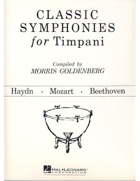 GOLDENBERG M.-Sinfonie classiche per timpani