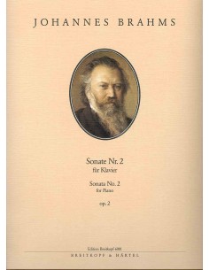 BRAHMS J.-Sonate op.   2 in F Sost. Moll für Klavier (Urtext) (Mahlert)
