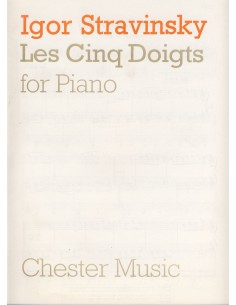 STRAVINSKY I.-Los Cinco Dedos para Piano
