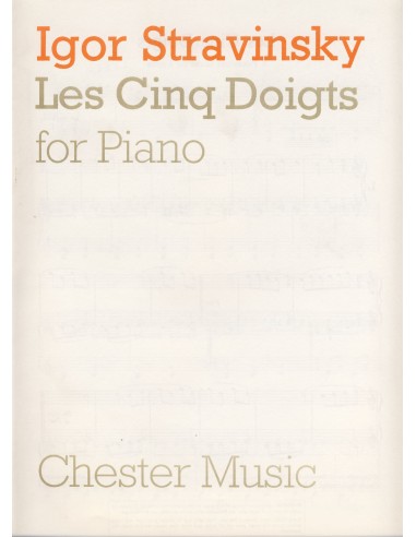 STRAVINSKY I.-The Five Fingers for Piano