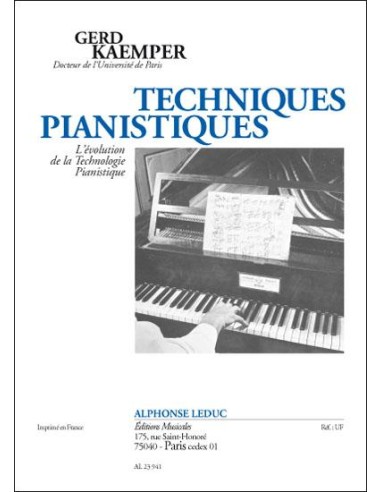 KAEMPER G.-Techniques Pianistiques para Piano