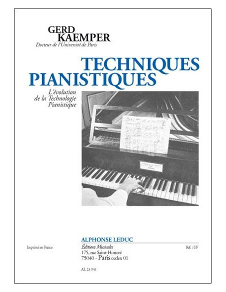 KAEMPER G.-Techniques Pianistiques para Piano