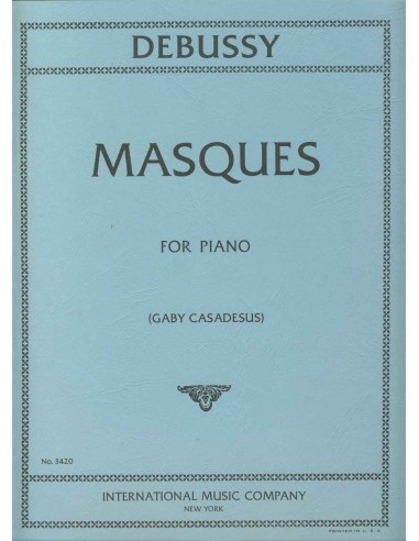 DEBUSSY C.-Masques for Piano (Casadesus)