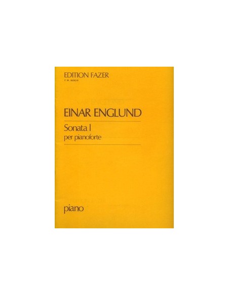 ENGLUND E.-Sonate n° 1 pour piano