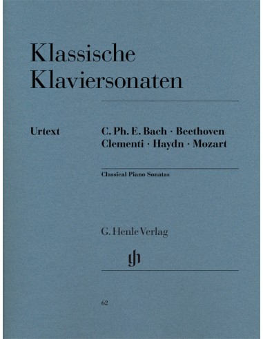 DIVERS-Sonates pour piano classiques (Urtext)