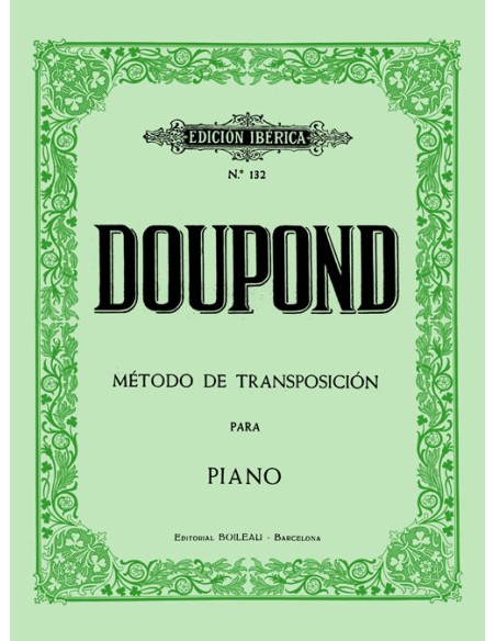 DOUPOND C.-Transposition Method for Piano (Iberian)